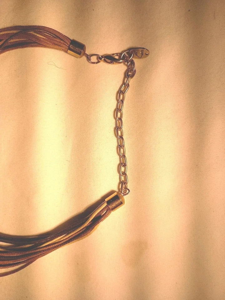 Antica Murrina Venezia "Voltolina" Vintage Chocker Cristal Colgante Collar! ¡MIRA! Foto 3 de 4