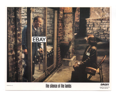 SILENCE OF THE LAMBS 1990 ORIGINAL MOVIE LOBBY CARD HORROR HANNIBAL LECTER