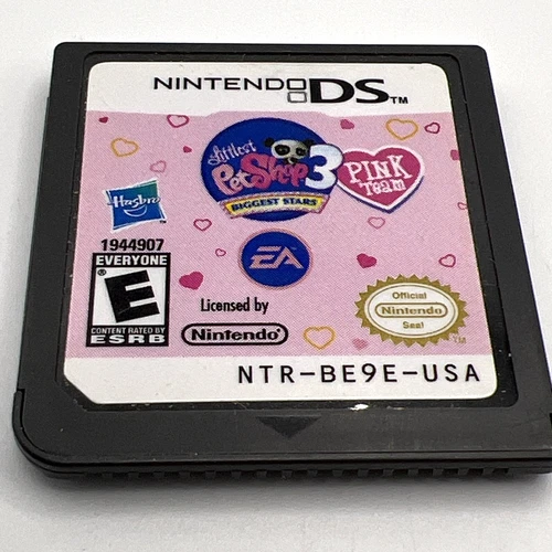 Nintendo DS Littlest Pet Shop 3 Pink Team Video Game Cartridge Only