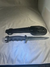 Vintage Dacor Stainless Steel Japan Divers Scuba Dive Knife w/Sheath