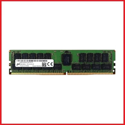 Micron 32GB DDR4 Server RAM PC4-2133P ECC Memory 1x32GB Module MTA72ASS4G72LZ - Image 1 of 4