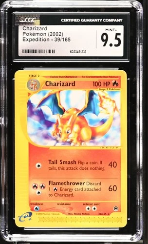 CGC 9.5 Charizard 39/165 Expedition Pokemon 2002
