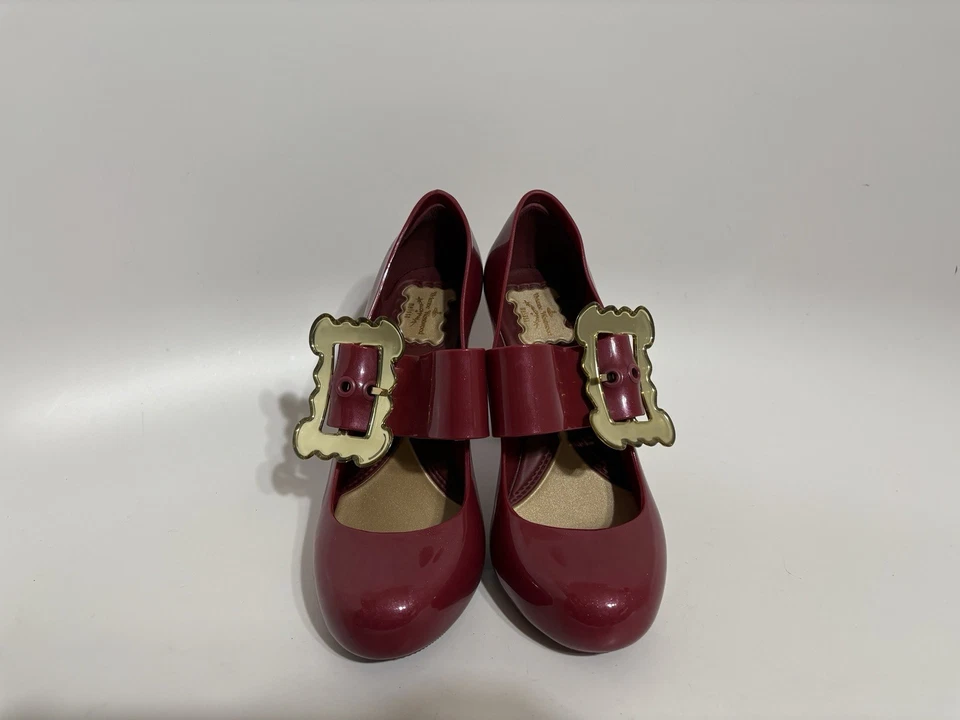 Vtg Vivienne Westwood Anglomania x Melissa Pink Heels US7 - Image 2 of 4