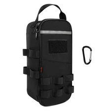 KENOBE Heavy Duty Tool Bag, Portable Zip Pouch w/ Carabiner for Bike & More