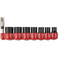 Impact XPS 8 Piece 1 4 Drive 6 Point Metric Impact Socket Set with Adapter