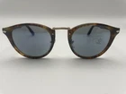PERSOL TYPEWRITER EDITION 3108-S 108/56 CAFFE SUNGLASSES 49-22-145 NEW