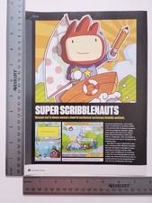 Super Scribblenauts Authentic Print Advertisement / Game Poster Art