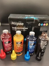 4P Hiipoo Sublimation Ink Refill for C88 C88+ WF7710 WF7820 ET2720 ET2760 ET2750