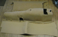 Mg Mgb Premium Carpet Set. Lhd. Moulded Tunnel. Biscuit Colour.