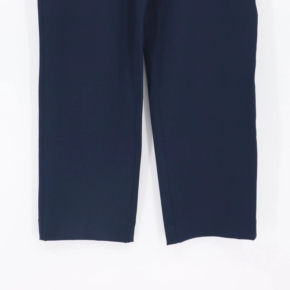 Calça Lululemon Feminina Luxtreme Cintura Média Perna Reta Tamanho M Azul Marinho LW5FWWS - Imagem 3 de 4