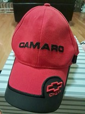 Chevrolet Camaro Black Red Embroidered Racing Cap