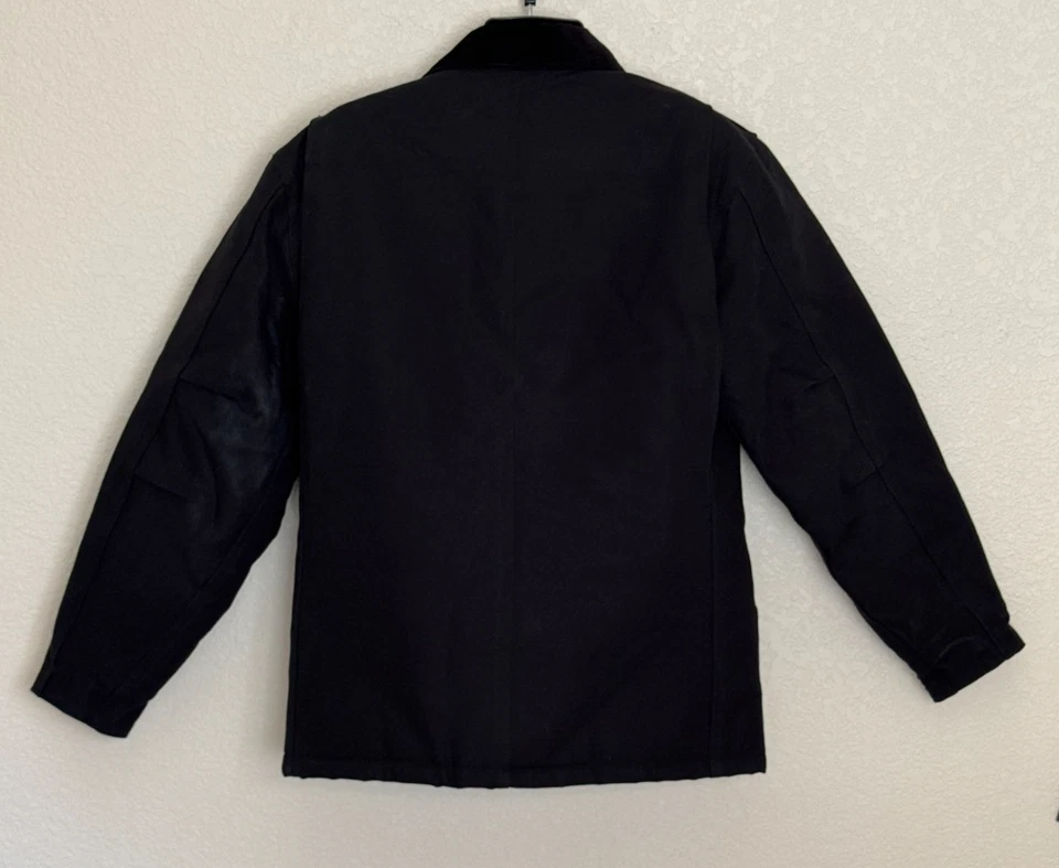 Casaco de trabalho Carhartt C003-Blk tradicional firme forrado ártico bordado M - Imagem 4 de 4