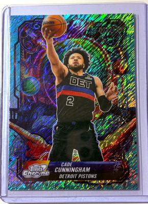 Cade Cunningham 2025-26  Cosmic Chrome Propulsion Aqua Equinox #PRP-5 027/199