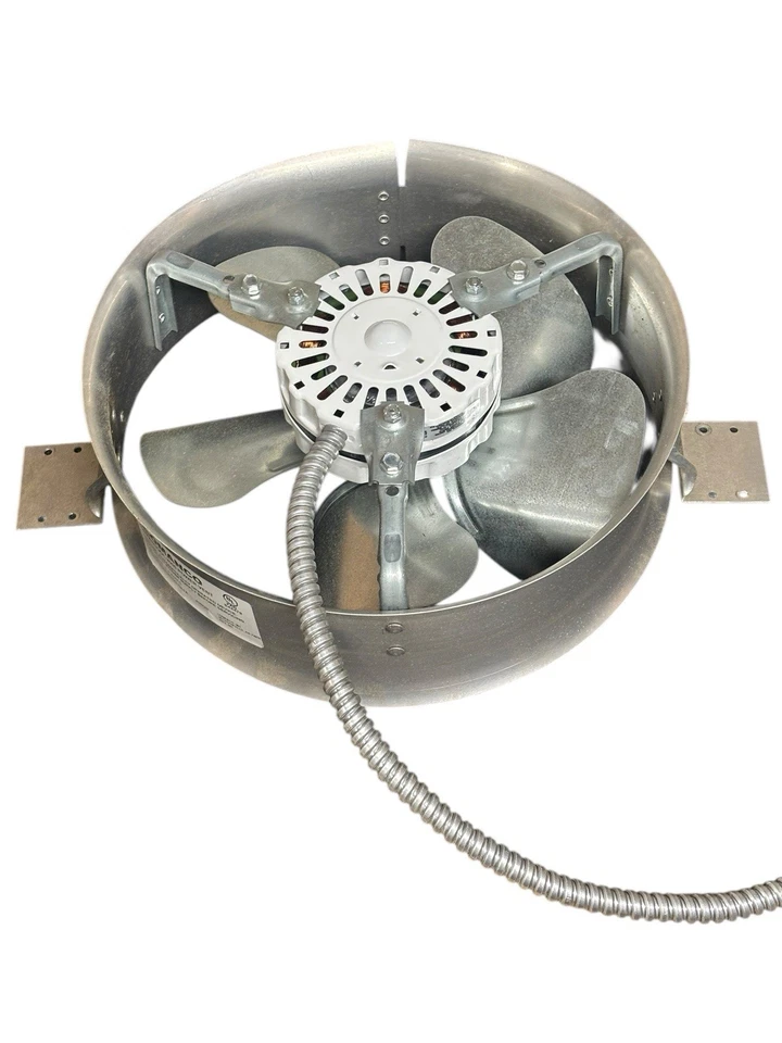 Ventilador de ático Air Vent Inc montado a dos aguas modelo APG 1620 CFM con termostato  Foto 4 de 4