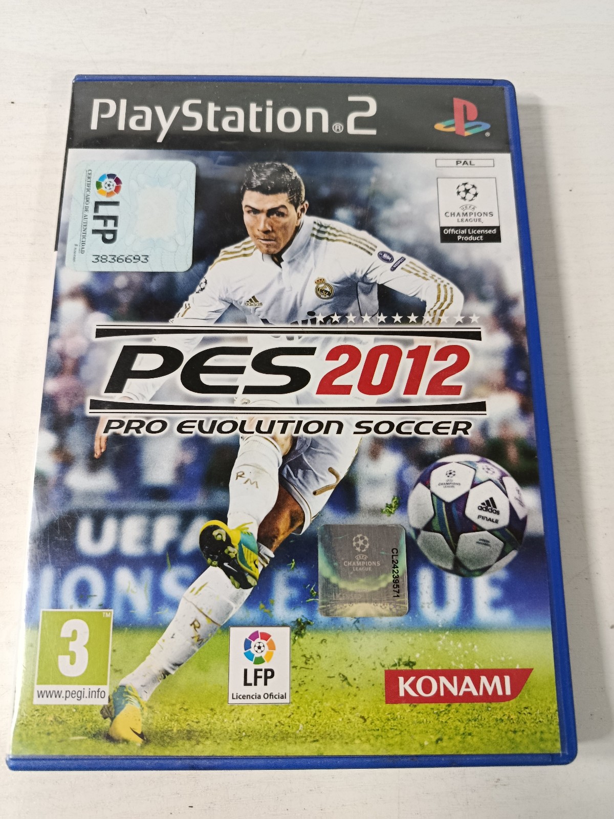 PES 2012 Pro Evolution Soccer Konami - Playstation 2 Jeu Para PS2