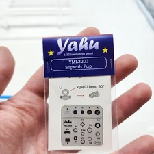 Yahu Models 1/32 Sopwith Pup Instrument Panel YML33203 Photoetch New Wingnut