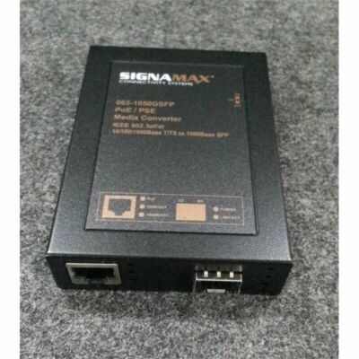 Signamax 065-1050GSFP PoE Media Converter 10/100/1000BaseT/TX To 1000Base SFP
