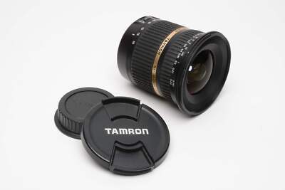 Tamron SP 10-24mm f3.5-4.5 Di II wide zoom for Canon EF, caps