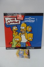 SIMPSONS 3D COLLECTORS CARDS SET AND FOLDER TELEGRAPH 2004 AUSTRALIA