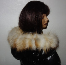 Fuchs Pelz Kapuze Kragen Echt Fellkragen Polarfuchs Pelzkragen Trend Jacke Parka