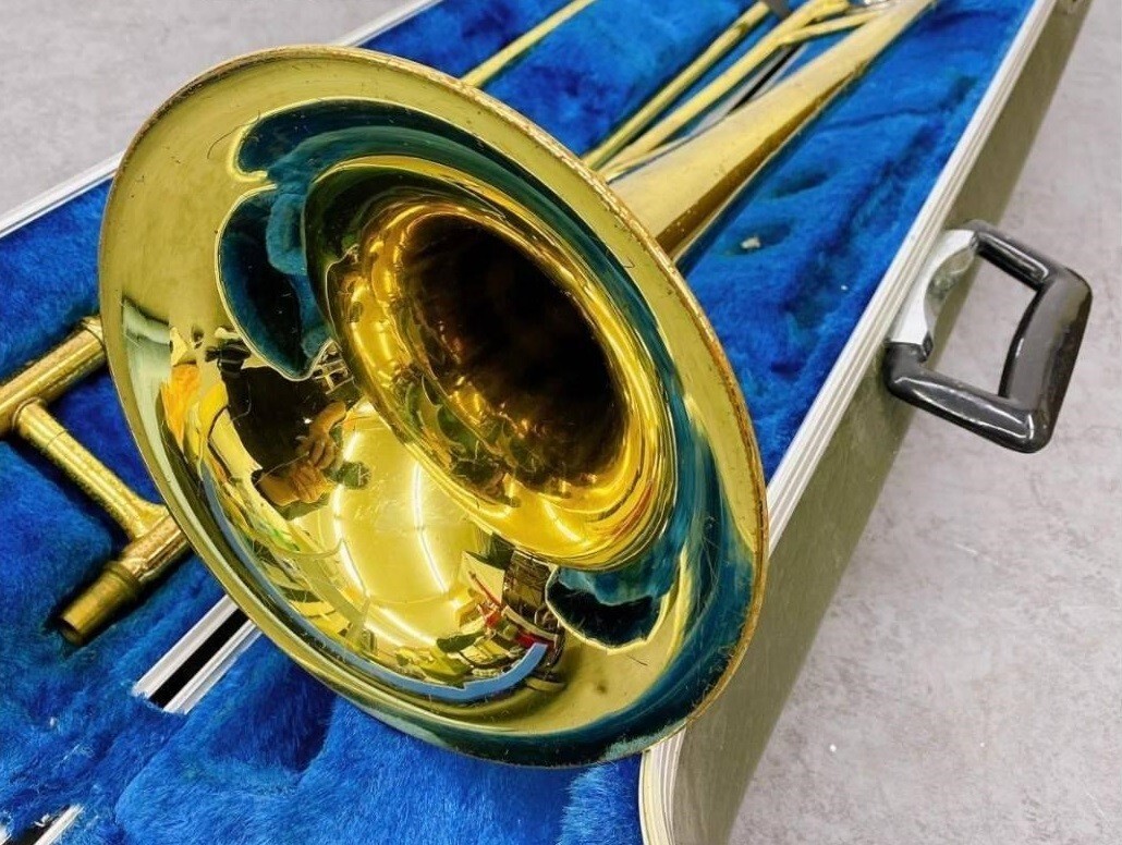 YAMAHA ヤマハ YSL-252 トロンボーン ゴールド ケース付 Yamaha YSL-252 Trombone Body Bass Gold w/ Hard case | eBay