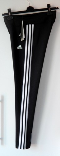 BNWT WOMENS ADIDAS BLACK LEGGINGS SMALL (8-10) RUNNING GYM YOGA PILATES JOGGER - Picture 4 of 6