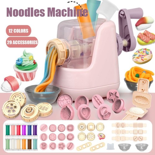 Cooking Toys Colourful Clay Pasta Machine Kids - Picture 16 of 18