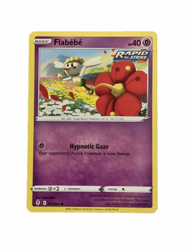 New: 2021 Pokémon TCG Flabebe Evolving Skies 071 Regular Common