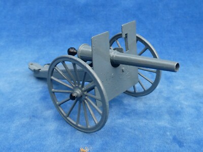Lot De 3 Petits Canons Miniatures En Plomb Peint - Jouets Anciens époque Première Guerre Mondiale
