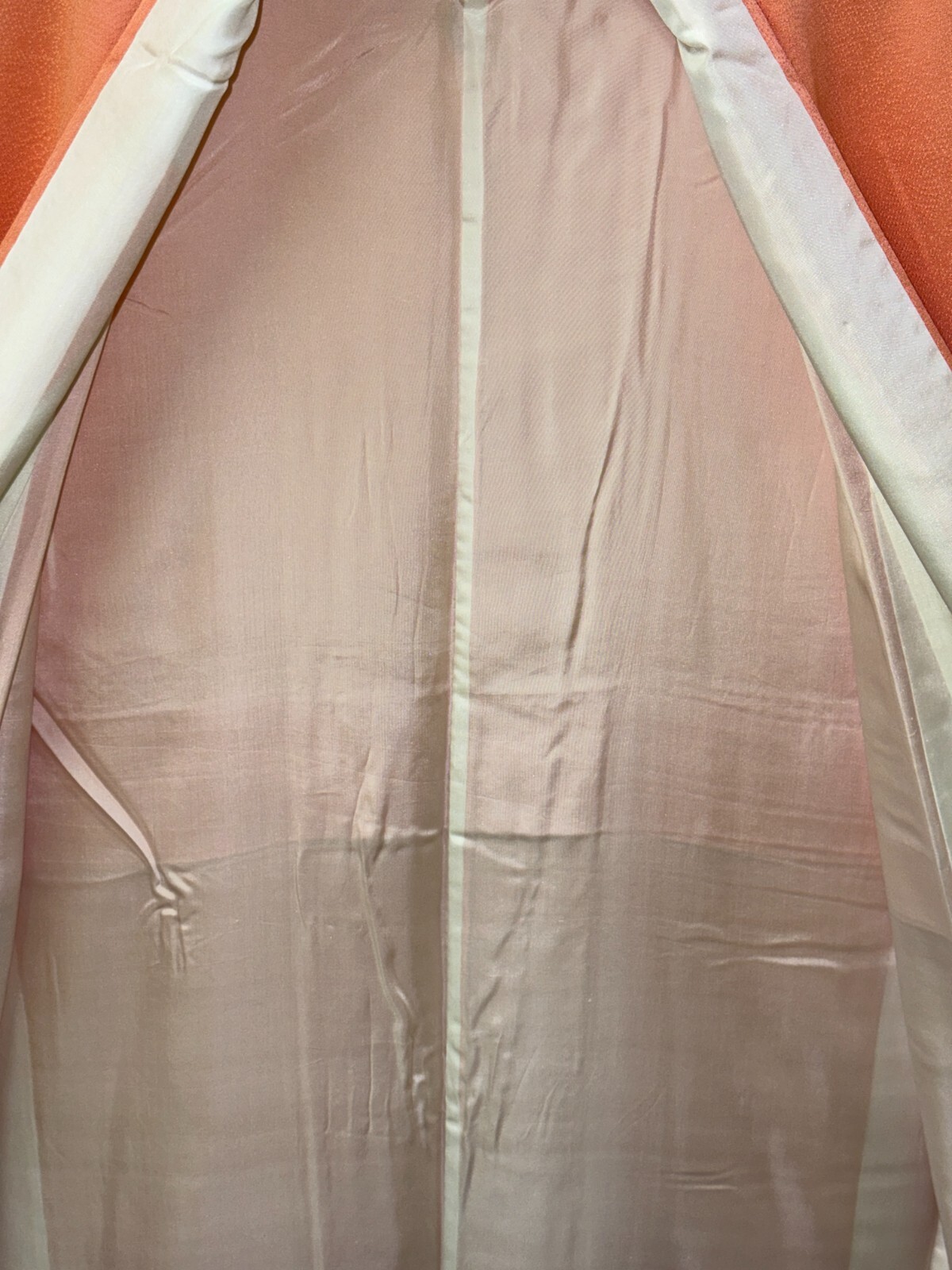 как выглядит Japanese Vintage Kimono Silk Pink Register Expensive Tradition Heigh 62.2in фото