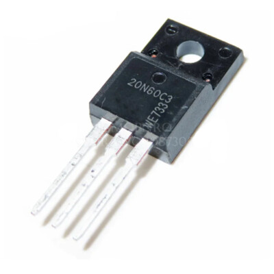 Transistor SPA20N60C3 / 20N60C3 - Boîtier TO-220F - 1 Pièce Neuf Sous Emballage