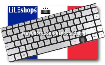 Clavier Rétroéclairé AZERTY Neuf HP ENVY 14 - Modèles 14-1212ef, 14-2090ef, 14-2099sf - Compatible HP