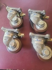4 New Aerol Locking Casters 4 Wheels. 4 New Aerol Locking Casters 4 Wheels.