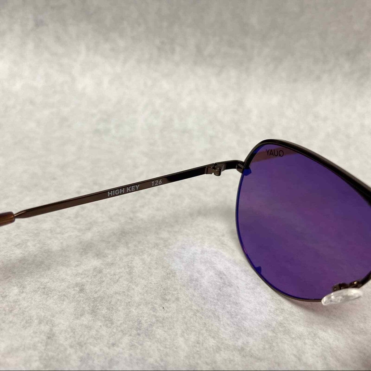 Quay Australia High Key Aviator Sunglasses Bronze Brown Pink  display picture 2