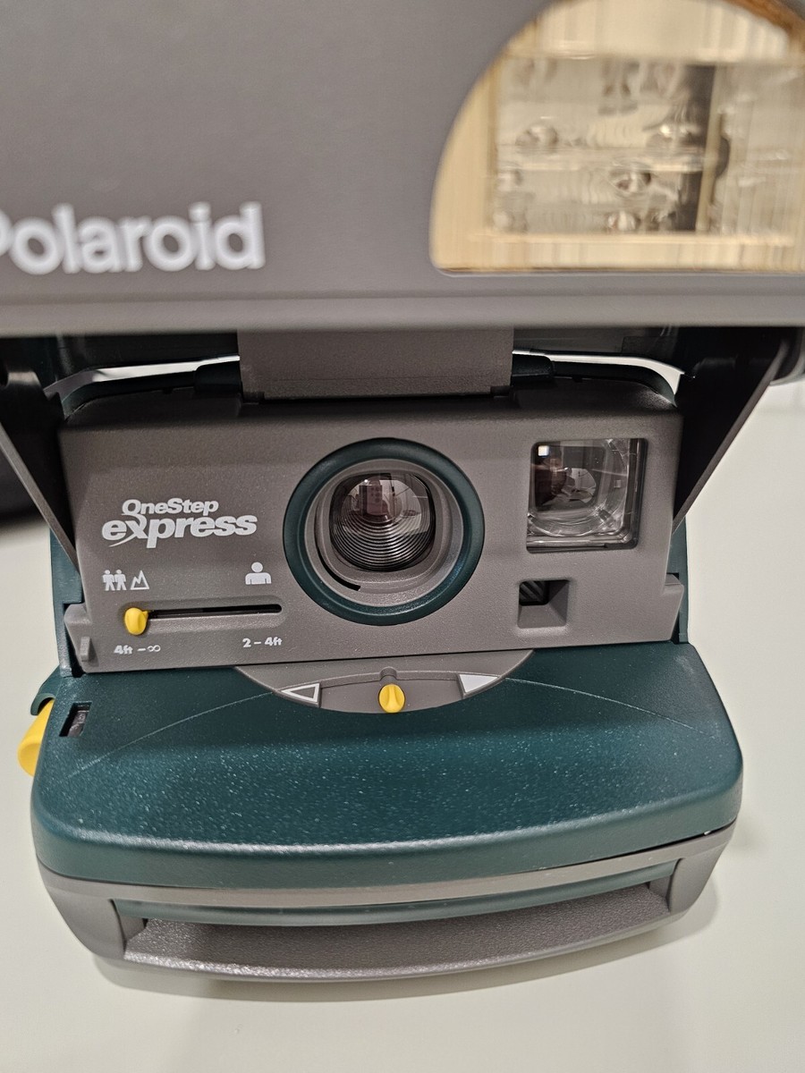 Instant Camera Polaroid Onestep Express Manual VTG Green Polaroid