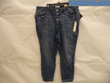 Ava  Viv: Women's Blue 20W/R High-Rise Stretch Jeans 191904557346