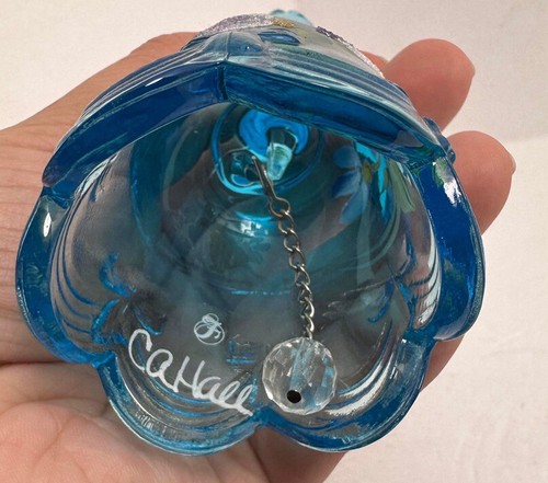 Hand Painted Blue Fenton Bell Signed - Picture 3 of 4