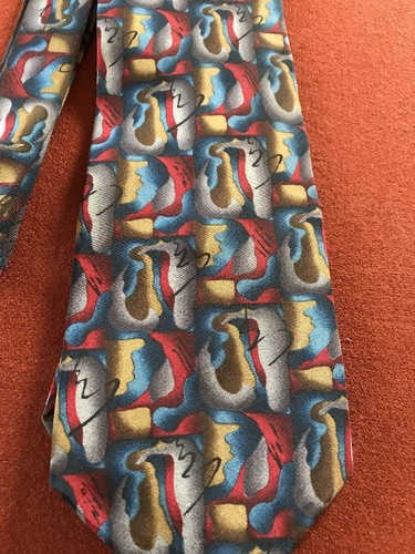 CORBATA DE SEDA COLECCIÓN CÓCTEL GRIS ESCOCÉS AZUL ROJO VERDE OLIVA - Imagen 5 de 6