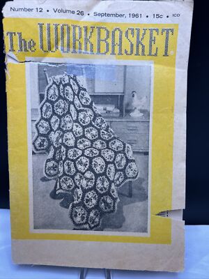 1961 Vtg The Workbasket Magazine Vol 26 # 12 September Home and Needlecraft