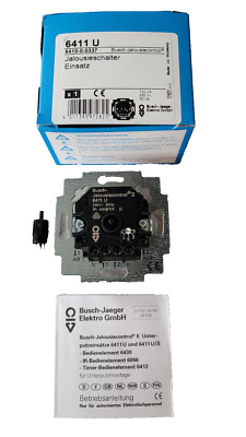 Busch-Jaeger 6411U Jalousiecontrol 2 Steuerung, uP-Netzteil Rolllade,Neu OVP DHL