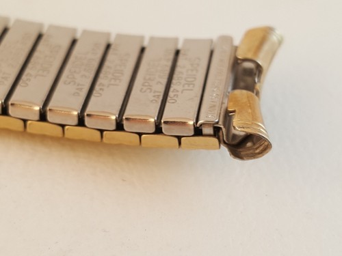 Cinturino orologio Speidel vintage raro 32° grado muratore doppia testa aquila - Foto 7 di 7