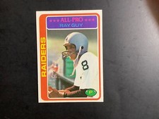 Topps 1978 Ray Guy #260 NM-MT to Mint Raiders Pack Fresh Sharp Gem.