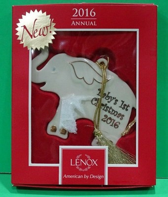lenox baby's first christmas