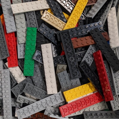 Used LEGO  - 500g-Packs - Plate - 3832 - Platte 2 x 10