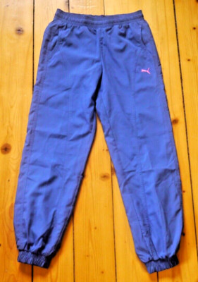 PUMA Sporthose blau violett Gr. 152 für Mädchen - sehr gut