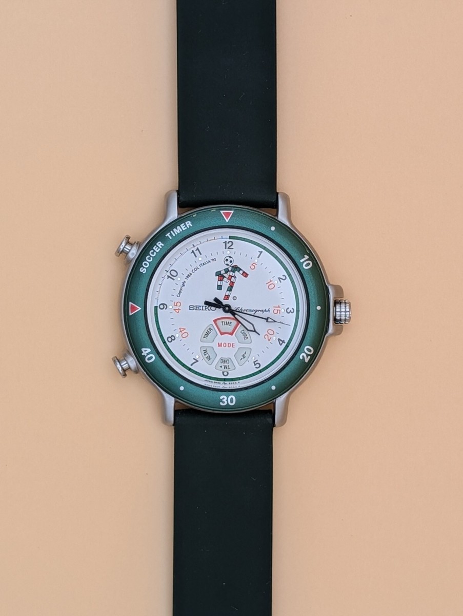 Seiko World Cup Italia 90 (Soccertime 8M32-6010) | eBay