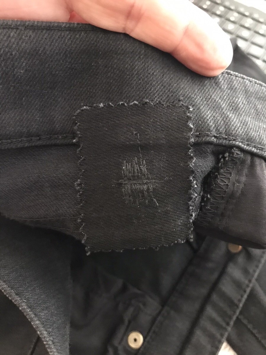 Saint Laurent Paris D02 M/SK-LW Black Denim Jeans sz 29 30 x Saint Laurent Paris D02 M/SK-LW Black Denim Jeans sz 29 30 x