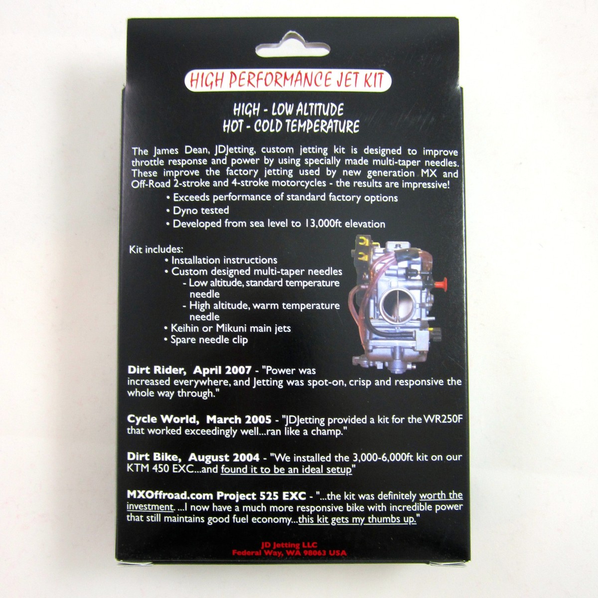 6 Sigma Carb Jet Kit Honda CRF450R 2003-2008 Stage 1 2 3 Jet Kit For ...