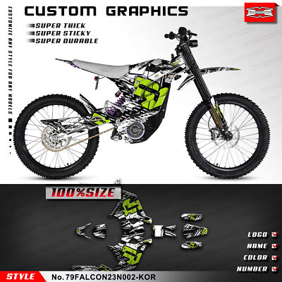 Graphics Decal Kit Wrap Sticker Decal for 79BIKE 79 Bike Falcon Pro Dirt eBike