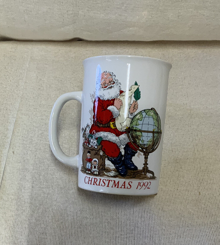 Vintage Potpourri Press Christmas Coffee Mug Cup Peace on Earth 1992